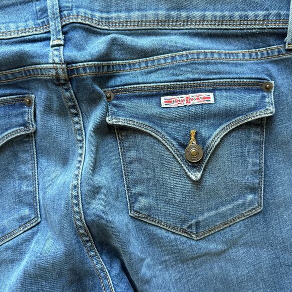 Hudson Men's Straight Leg Blue Denim Jeans Size 32 - Picture 3 of 5